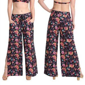 Floral Women's Swim Cover-Up Pants